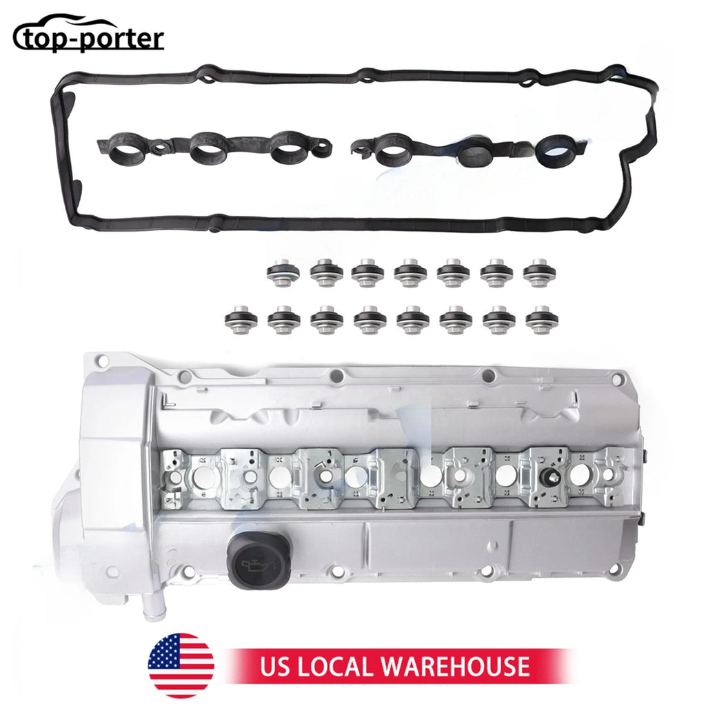 004-077ALU 11121703341 Upgraded Version Valve Cover For 1996-1998 BMW E36 328i 1997-1998 E39 528i Aluminum