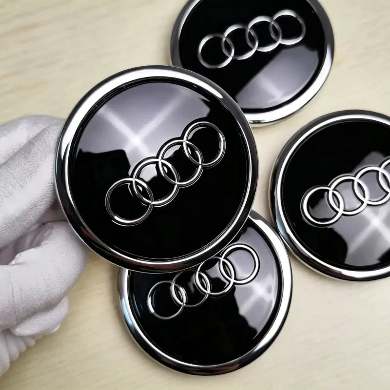 Modification Car Part Wheel Center Hup Caps Cover for Audi A6 S3 S4 Q3 Q5 Q5L A4 A6L A7 A8 A3 A5  Raplace Accessories