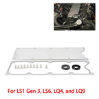 LS Gen 3 Engine Blocks Billet Valley Pan Cover Plate Cover Plate Billet Low Profile LSX LS1 LM7 LR4 LQ4 LS6 L59 Aluminum TB-1020