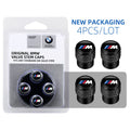 QMM-8685 Car Aluminum Wheel Tire Valve Stem Caps Airtight Covers For BMW M 50th Anniversary Celebration E46 E90 E60 F30 E39 E36