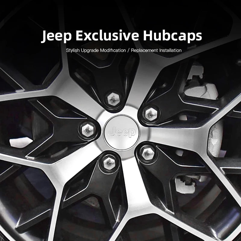 Car Tire Center Cap 63mm/55mm For Jeep Renegade Compass Grand Cherokee Wrangler jk Gladiator Patriot Liberty Commander Trailhawk