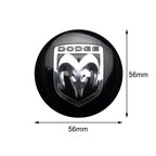 56MM Car Wheel Center Cover Sticker Hub Cap Accessories For Dodge Durango Caliber Dakota Neon SRT SXT Nitro Avenger Dart Viper