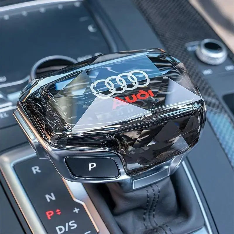 Audi Crystal Gear Shift Handle Head Lever A6 C8 A6L RS7 A7 Q8 S8 SQ8 Q7 RS6 A8L A4 A4L Q5L RS4 RS5 A5 S4 S5 SQ5