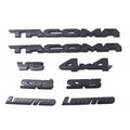 8pcs car logo ABS covering Tacoma V6 SR5 Trunk Car Door Tailgate For Toyota Tacoma covered vehicle label 4X4 limtrd accessories