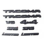 8pcs car logo ABS covering Tacoma V6 SR5 Trunk Car Door Tailgate For Toyota Tacoma covered vehicle label 4X4 limtrd accessories