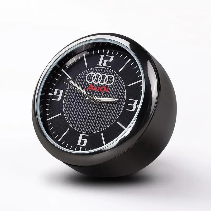 1pc Car Mini Clock Quartz Clock  Night For Audi  Sline A3 A4 A5 A6 A6L A7 A8 Q3 Q5 Q7 S3 S4 S5 RS3 Sticker