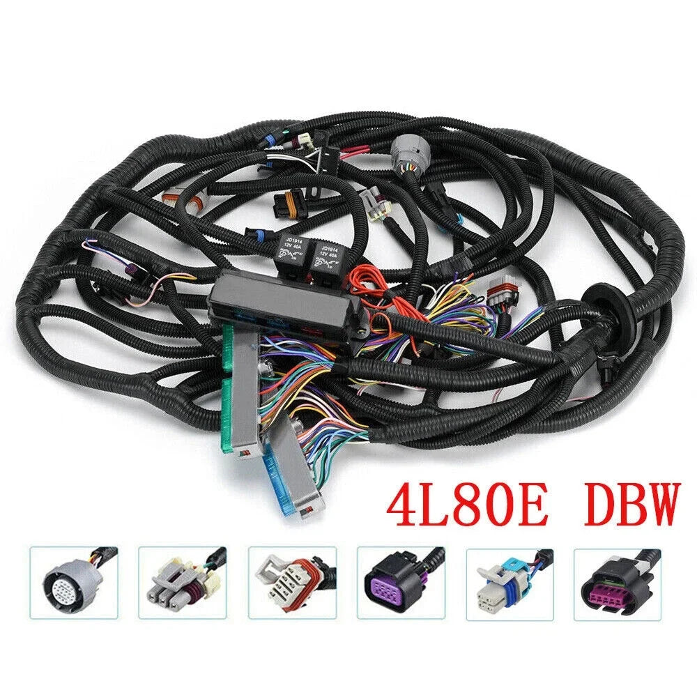 Exchange Wiring Harness For 2003-2007 LS LS3 Vortec Stand Alone Wire Harness Drive By Wire 4L80E 4.8 5.3 6.0 DBW