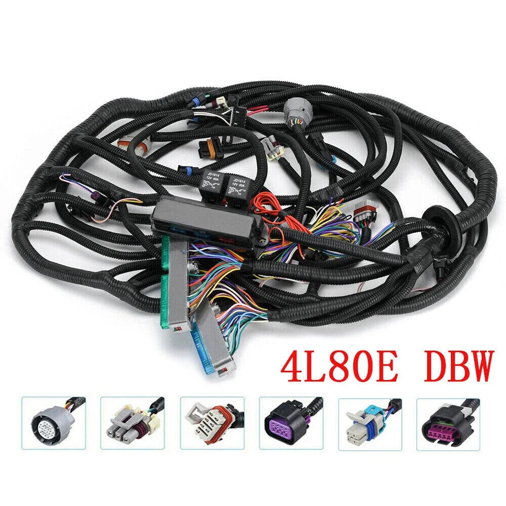 Exchange Wiring Harness For 2003-2007 LS LS3 Vortec Stand Alone Wire Harness Drive By Wire 4L80E 4.8 5.3 6.0 DBW