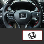 3Pcs Car Front Grille Rear Trunk Badge Steering Wheel Logo Sticker for Honda Accord Civic City XR-V CR-V Inspire Crider Envix