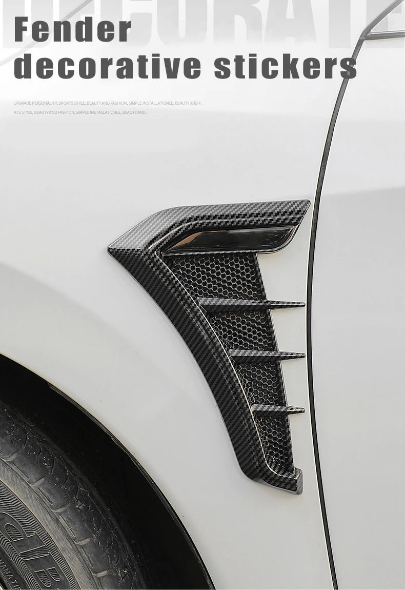 Car Emblem Side Leafboard Sticker Flank Fender Modified Fit For Bmw M Performance X1 X3 X4 X5 E87 F20 E36 E46 E90 E39 F10 X6 F16