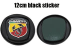 1pcs 6cm 9.5cm 12cm 3D ABS Car Front Logo Steer Wheel Rear Bumper Tail Door Trunk Emblem Sticker Styling Accessories