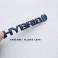3D Metal HYBRID Logo Side Fender Rear Trunk Emblem Badge Car Sticker Decals For Toyota Prius Camry Crown Auris Rav4s TRD