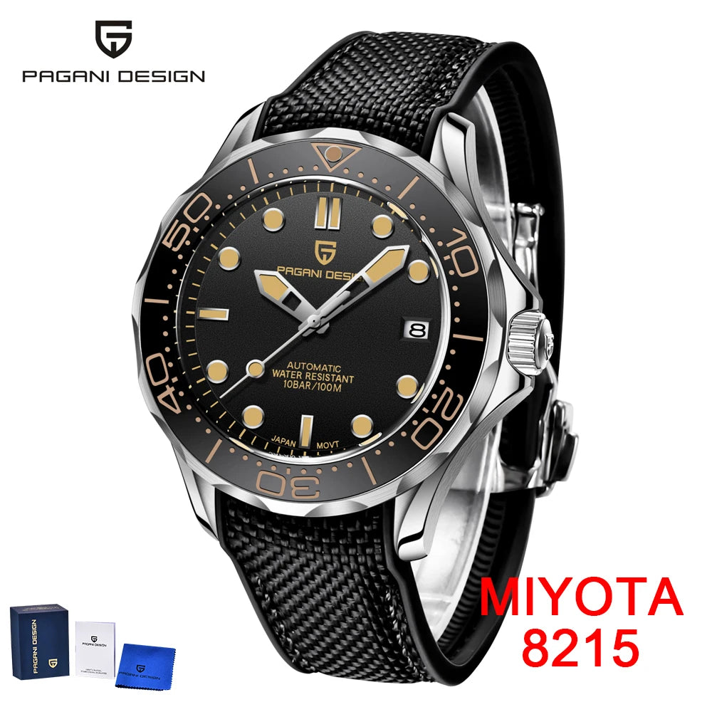 PAGANI DESIGN-reloj mecánico para hombre, reloj automático de lujo, de pulsera de negocios, con cristal de zafiro AR, novedad de 2026