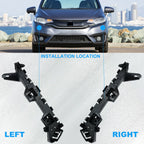 Front Bumper Retainer Bracket Left Right Pair Beam Mount Support For Honda Fit/Jazz 2015 2016 2017 2018 2019 2020 71198-T5A-000