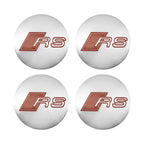 4Pc 56mm Car Wheel Center Hub Cap Rim Cover Emblem Stickers For Audi sline Rs A4 B7 B8 B9 A3 8P 8L 8V A5 A6 C6 C5 C7 A1 A7 A8 Q2