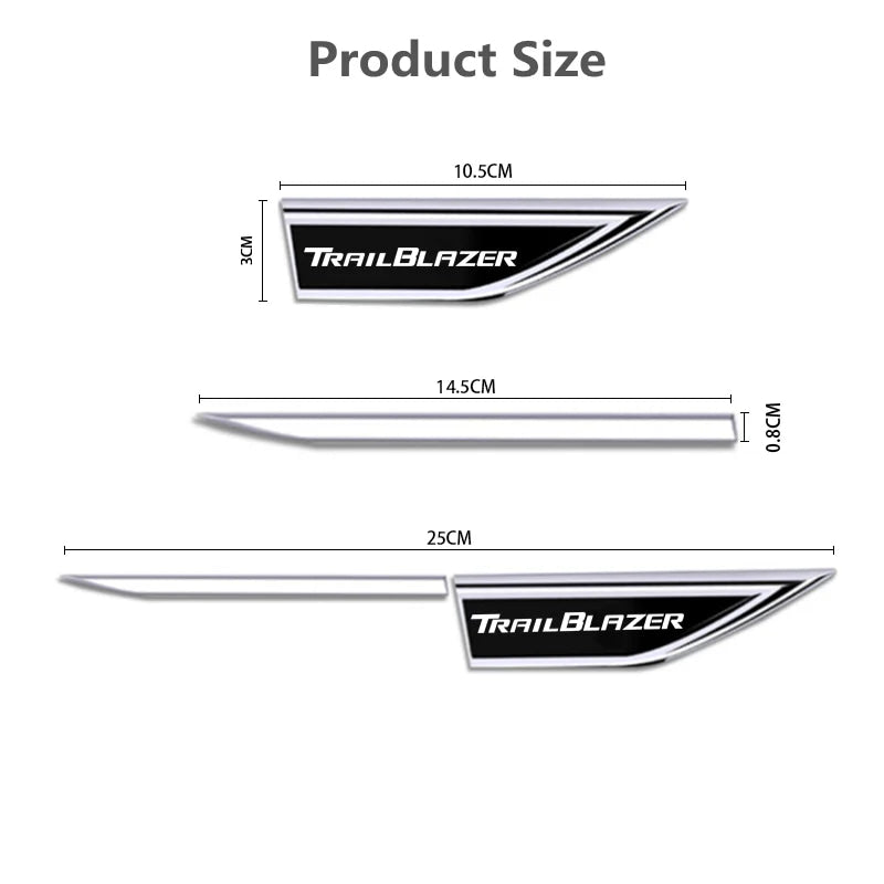 Car Side Doors Blade Car Body Protective Sticker Accessory For Chevrolet Trax Cruze Equinox Camaro Tahoe Traverse Trailblazer