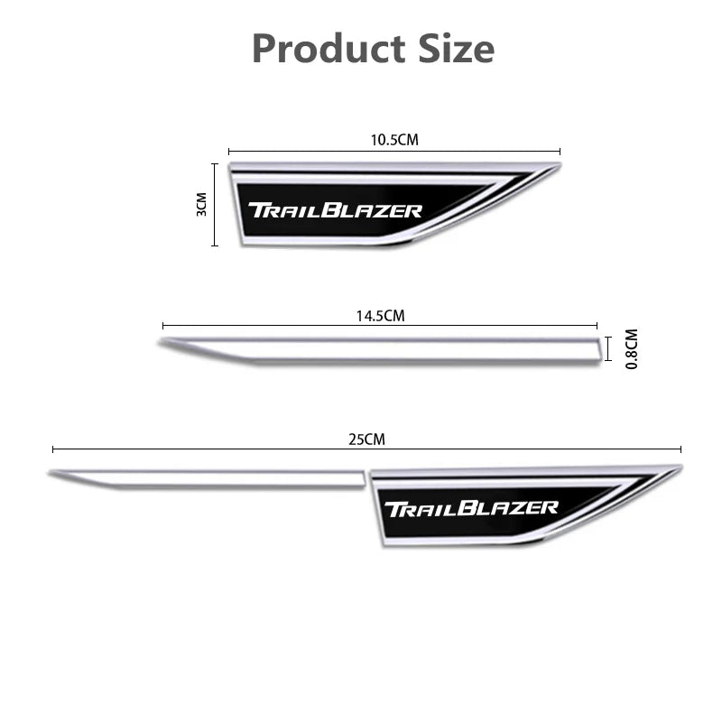 Car Side Doors Blade Car Body Protective Sticker Accessory For Chevrolet Trax Cruze Equinox Camaro Tahoe Traverse Trailblazer