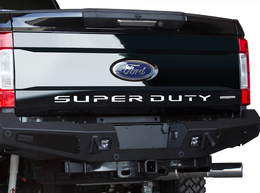 Pickup Tail Box Labeling Sticker For Ford Super Duty F250 F350 2017 2018 2019 Modification Truck Tailgate Insert Indent Decal
