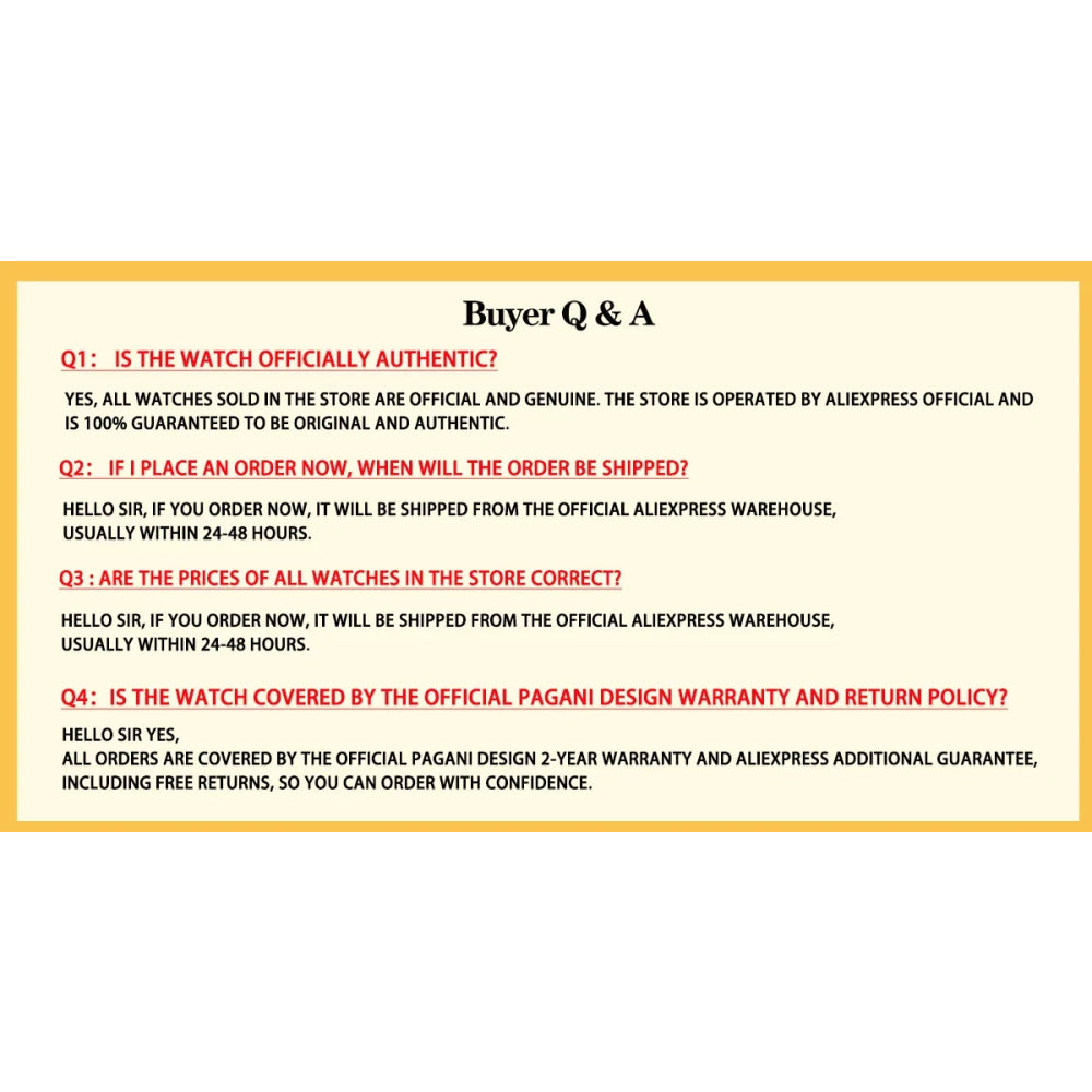 Original PAGANI DESIGN 1654 Fashion Casual Sports Watch Men Military Watch Stainless Steel Waterproof Quartz Watch Reloj Hombre