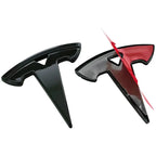 5.4x5.4cm ABS For Tesla Model 3 S Model X Y Car Steering Wheel Emblem Decals Overlay Sticker Badge Roadster Interior Accessories
