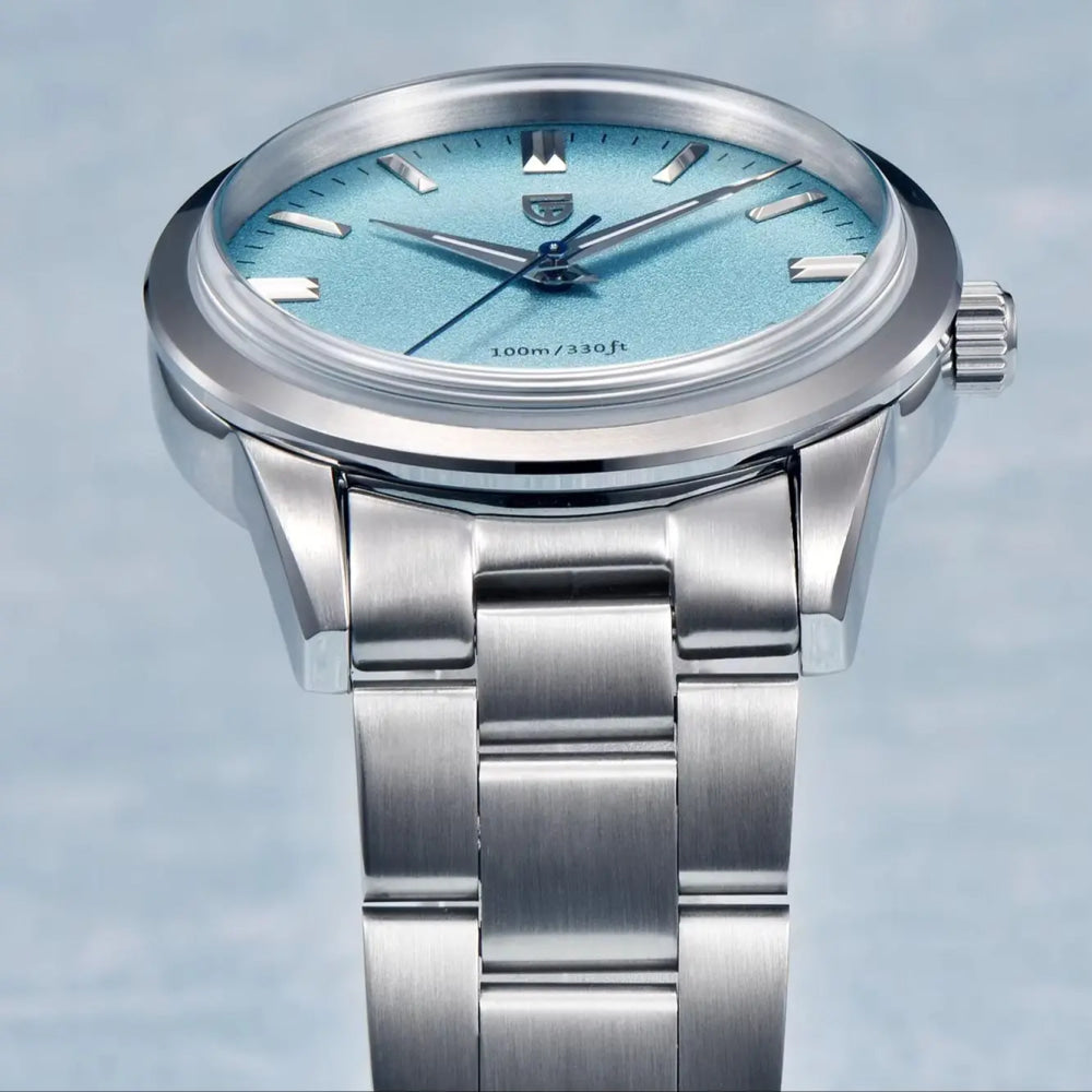 PAGANI DESIGN 2026 NEW Top Ice Blue Dial Men Quartz Watch Japan VH31 100M Waterproof Luxury Dress Watch For Men Reloj Hombre