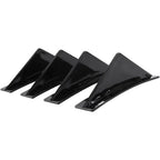 LAICY For Chevy Corvette C7 Z06 GS 14-19 Car Rear Bumper Lip Rear Diffuser Shark Fins Curved Spoiler Lip Wing Splitter 4 Fin
