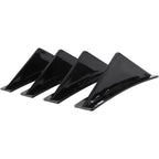 LAICY For Chevy Corvette C7 Z06 GS 14-19 Car Rear Bumper Lip Rear Diffuser Shark Fins Curved Spoiler Lip Wing Splitter 4 Fin
