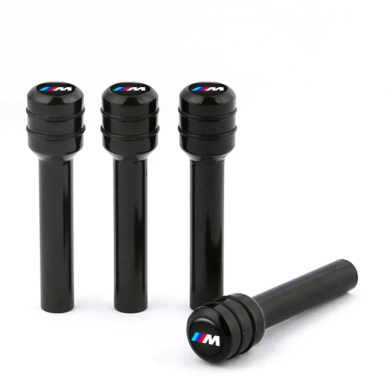 4Pcs Aluminum Alloy Car Door Lock Pins Security Rod Knob Cover For BMW M 50th Anniversary M5 E46 E90 F10 E39 E36 F20 E87 G30 E92