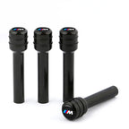 4Pcs Aluminum Alloy Car Door Lock Pins Security Rod Knob Cover For BMW M 50th Anniversary M5 E46 E90 F10 E39 E36 F20 E87 G30 E92