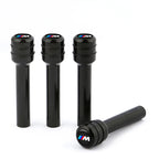 4Pcs Aluminum Alloy Car Door Lock Pins Security Rod Knob Cover For BMW M 50th Anniversary M5 E46 E90 F10 E39 E36 F20 E87 G30 E92