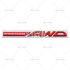Symmetrical AWD Car Emblem Adhesive Metal Zinc Alloy Fender Badge for Subaru Legacy Forester XV Outback BRZ