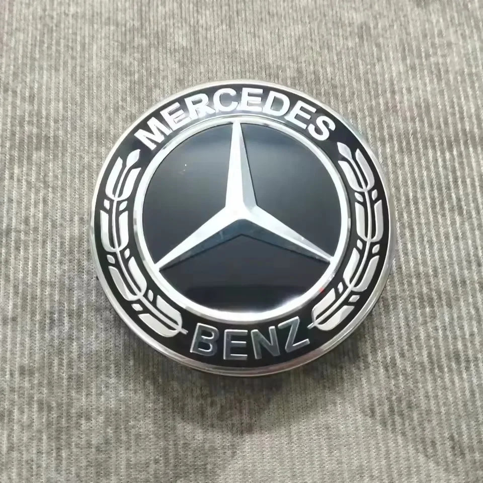 4PCS 75mm Metal Emblem Car Wheel Center Hub Cap Cover Badge For Mercedes Benz AMG GLK GLE GLC W203 W206 W220 W205 W211 W212 201