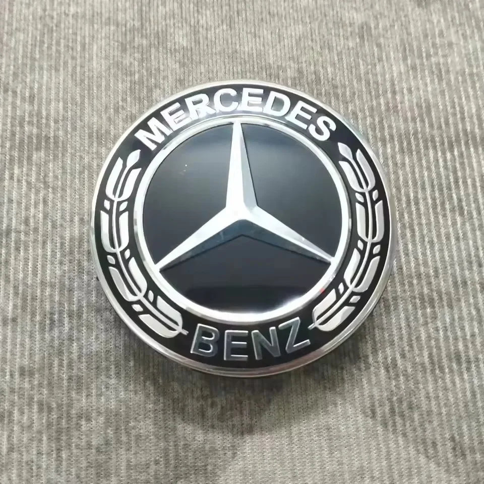 4PCS 75mm Metal Emblem Car Wheel Center Hub Cap Cover Badge For Mercedes Benz AMG GLK GLE GLC W203 W206 W220 W205 W211 W212 201