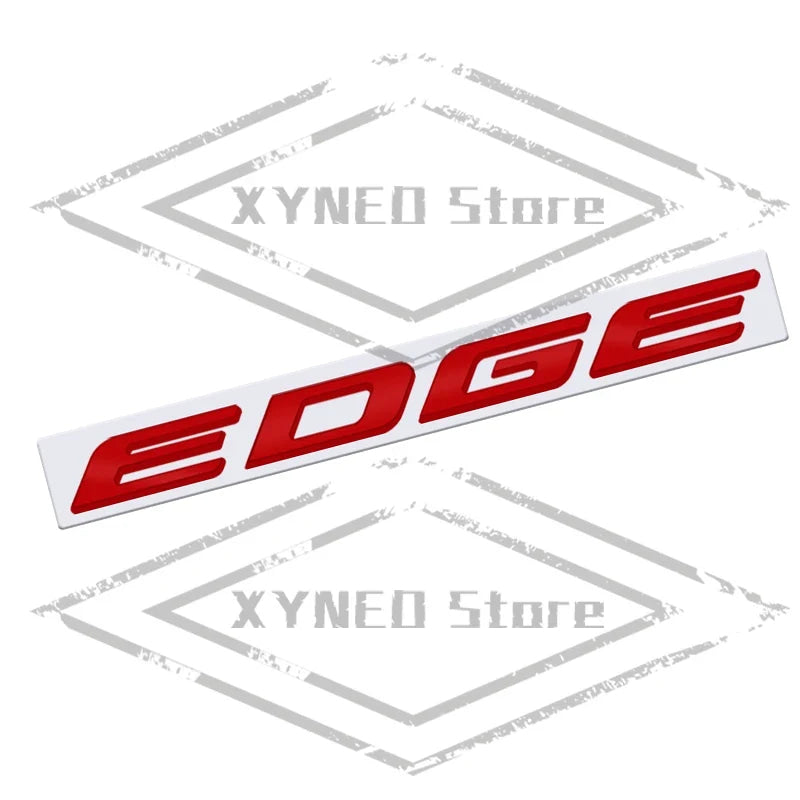 Car Sticker Metal For Ford Edge Logo ST Line Emblem Badge Trunk Decal Auto Accessories