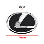 For Lexus ES240 ES250 IS250 LX460 RX270 RX300 RX350 65mm 77mm Metal Steering Wheel Emblem Logo Badge Sticker Decal Accessory