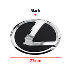 For Lexus ES240 ES250 IS250 LX460 RX270 RX300 RX350 65mm 77mm Metal Steering Wheel Emblem Logo Badge Sticker Decal Accessory