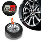 4Pcs 56MM Car Styling Aluminum Wheel Center Hub Caps Stickers For Toyota Rav4 Corolla Camry Aqua Yaris Cross Auris TRD GR Sport
