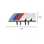 3D Car Front Grille M Badge Emblem Decoration Accessories For BMW M3 M4 M5 G42 G30 G20 E90 E93 E60 F10 F07 F34 F20 G05