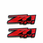 Metal Z71 4x4 Logo Emblem Badge Decal Car Sticker Front Hood Grill for Chevrolet Suburban Xtreme GMC Silverado Chevy Colorado