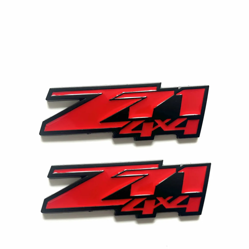 Metal Z71 4x4 Logo Emblem Badge Decal Car Sticker Front Hood Grill for Chevrolet Suburban Xtreme GMC Silverado Chevy Colorado