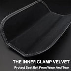 Car Seat Belt Nappa Leather Belt Shoulder Covers Interior For Alfa Romeo Giulia Stelvio Giulietta MITO Auto Accessories