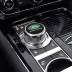 Shift Knob Decoration Metal Cover Car Console Button Sticker For Land Rover Discovery 2 3 4 Range Rover Freelander SV SVR Velar