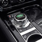 Shift Knob Decoration Metal Cover Car Console Button Sticker For Land Rover Discovery 2 3 4 Range Rover Freelander SV SVR Velar