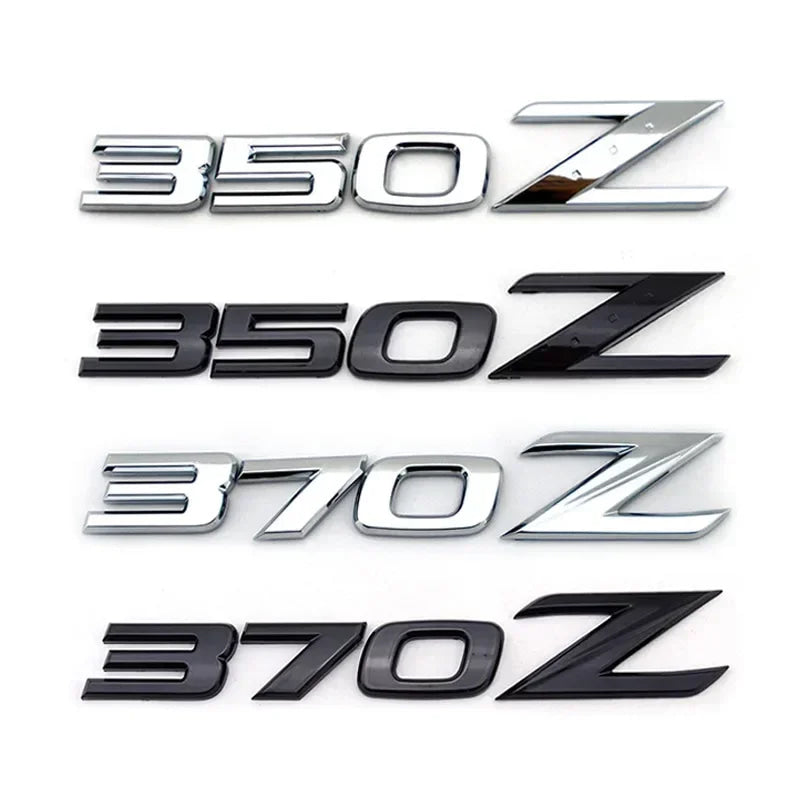 Car Rear Trunk Side Emblem Sticker for Nissan Z Logo 350Z 370Z X-Trail Qashqai Tiida Teana NV200 NP300 Sentra Altima Versa T32