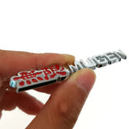 1 pcs 3D Chrome Metal Mugen Emblem Logo Rear Badge Car Trunk Sticker Car Styling for Honda Civic Accord CRV Fit