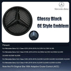 Front Grill Star Emblem  Logo Badge For Mercedes BenzX253 GLE GLC GLS W166 C292 X166 2016-2019