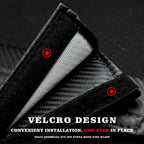 Auto sticker For Toyota Camry Car Seat Belt Cover Carbon Fiber Leather Shoulder Protection Cover Corolla E150 Rav4 Mark 2 Reiz