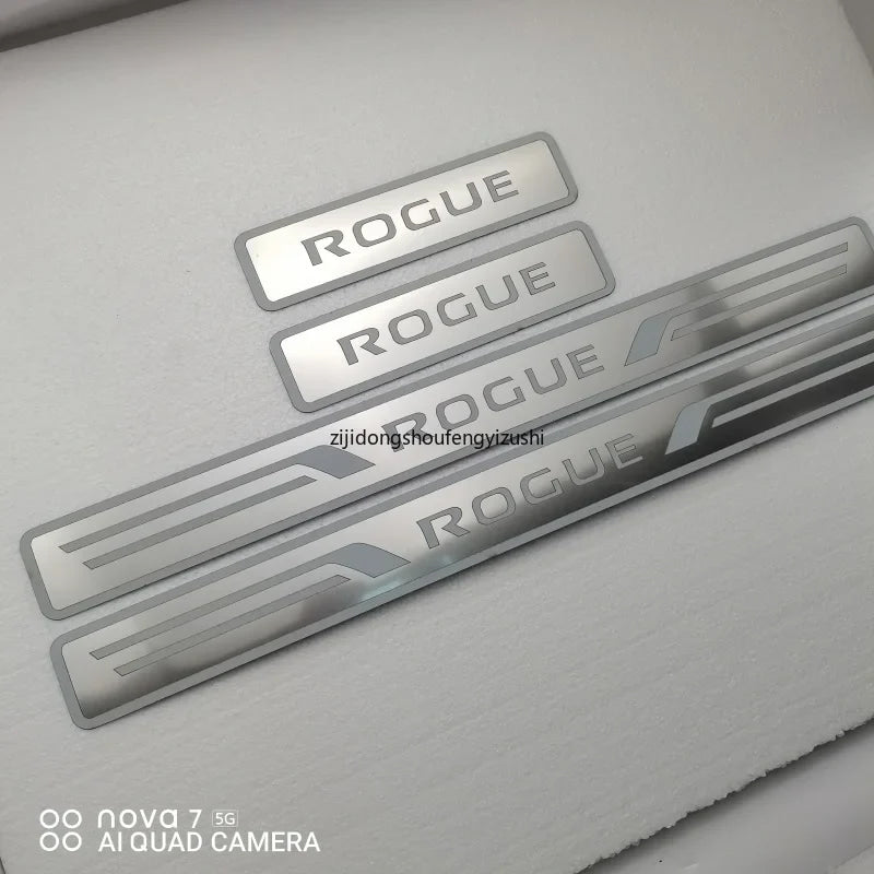 For Nissan ROGUE 2014 2015 2016 2017 2018 2019 2020 2021 Stainless Steel Door Sill Scuff Plate Welcome pedal Car Accessories