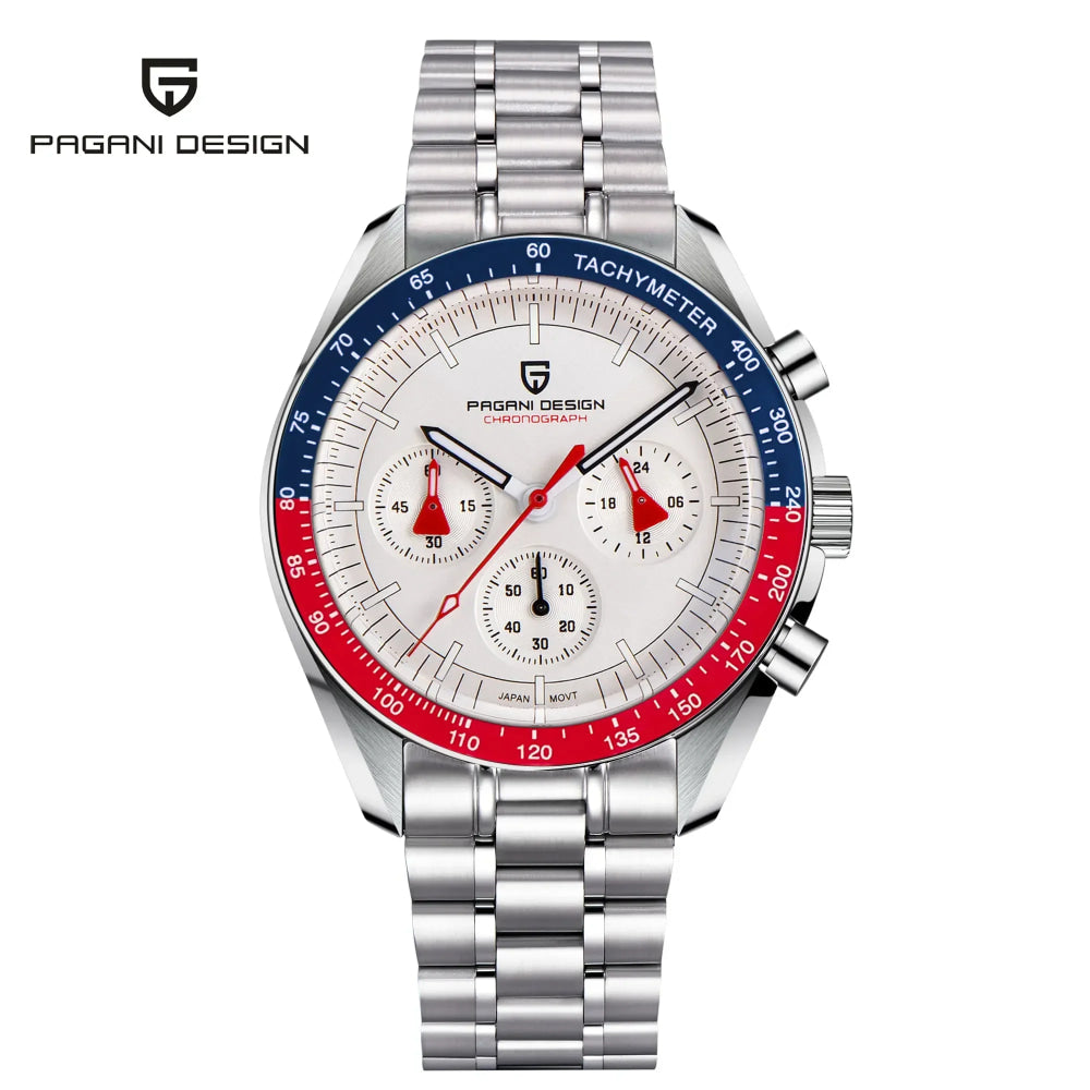 2025 New PAGANI DESIGN AK Project Mars Men's Watches Luxury Quartz Watch Men AR Sapphire Speed Sport Chronograph Automatic Date