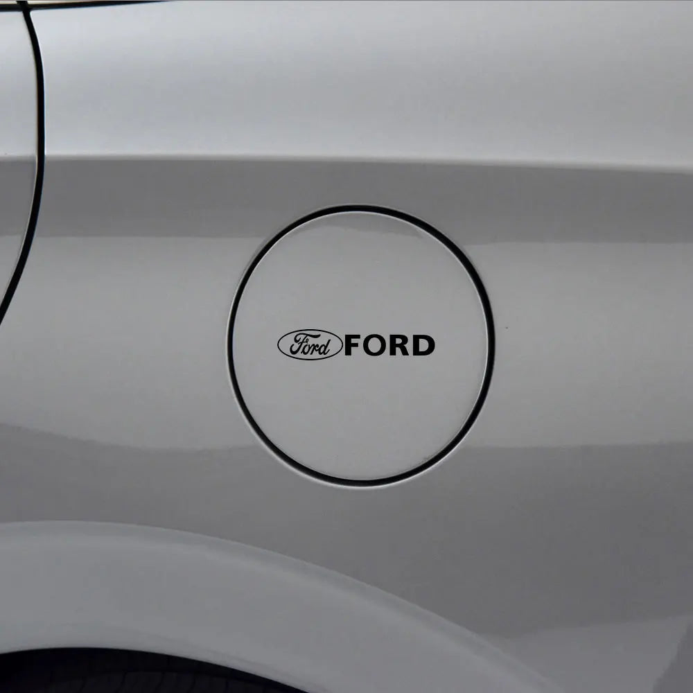 2pcs Car Emblem Stickers Window Body Trunk Badge Decoration Decal Accessories For Ford Focus Mustang Shelby Fiesta Kuga Fusion